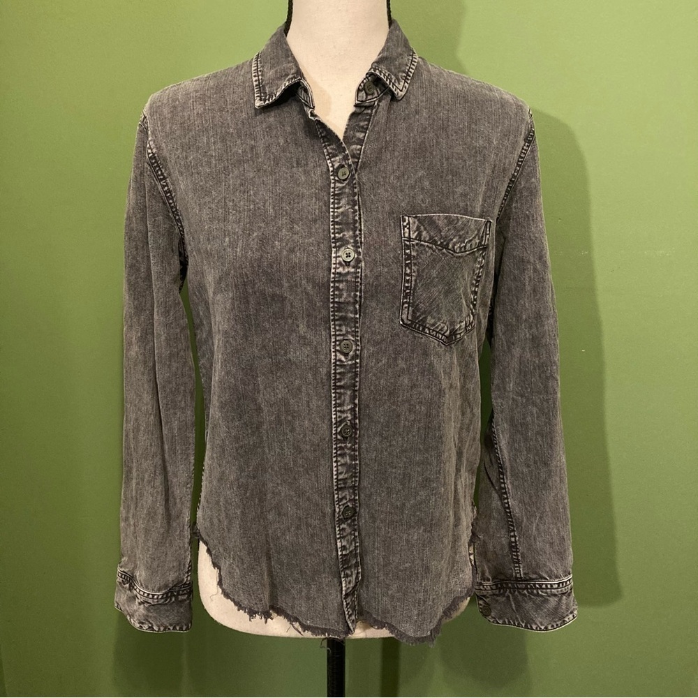 Rails Charcoal Button Down Shirt
